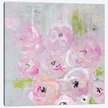Field of Roses Canvas Print #NLA24} by Nola James Canvas Wall Art