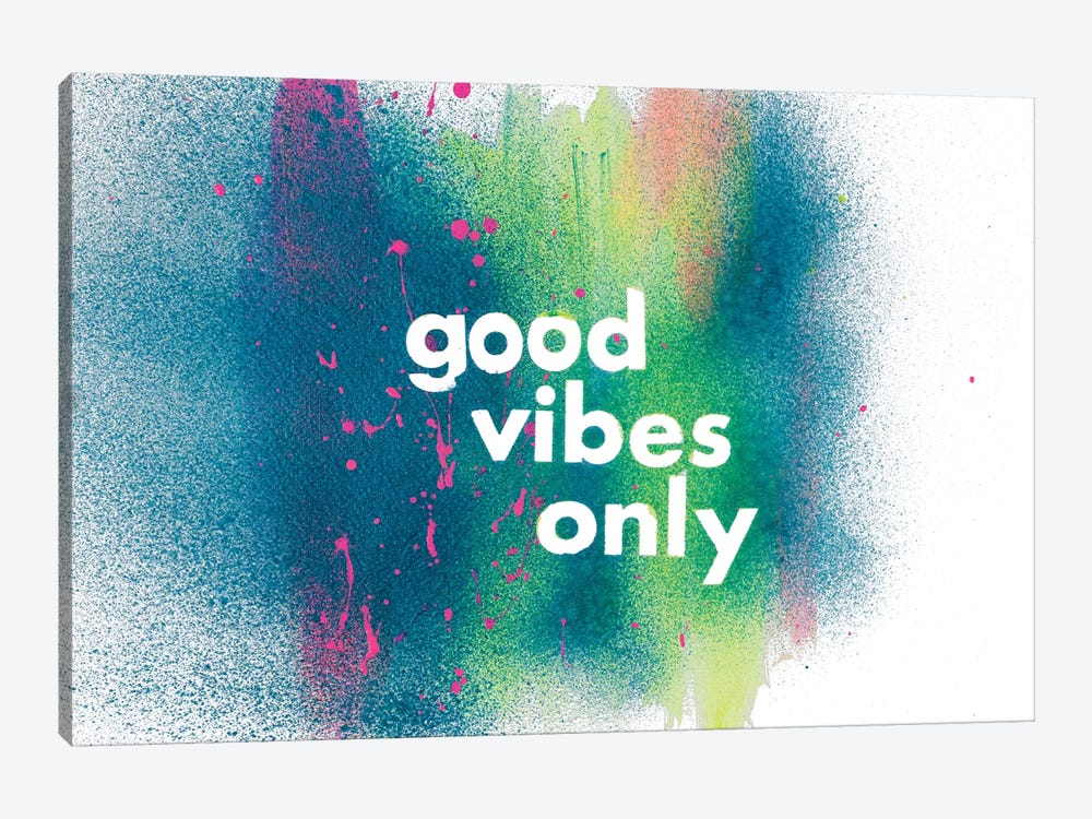 Good Vibes Only by Nola James 1-piece Canvas Wall Art