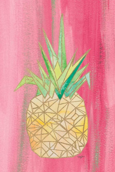 Pineapples: Bright Origami II by Nola James