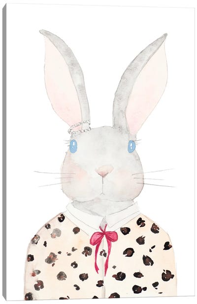 Sweater Rabbit Canvas Art Print