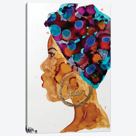 Queen Canvas Print #NLB3} by Nila Bah Canvas Wall Art