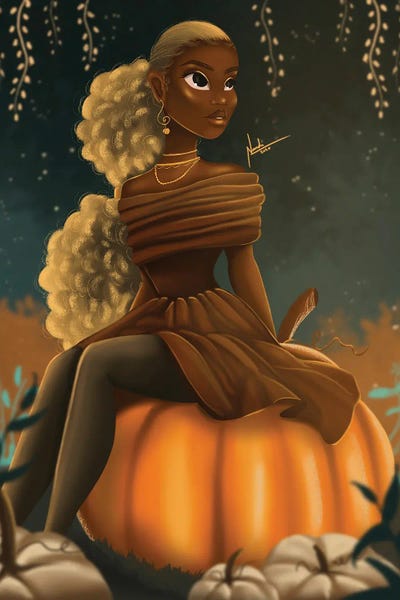 Pumpkin Patch by Nandi L. Fernandez art print