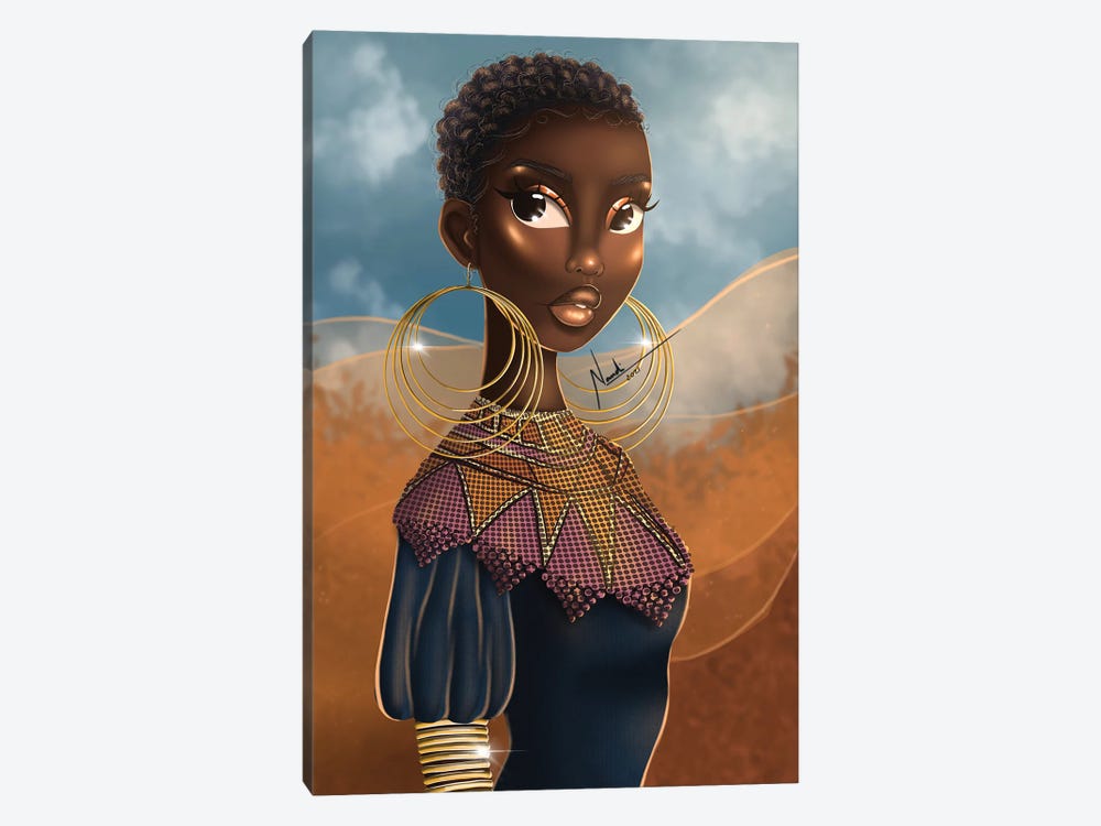 Sahara Princess by Nandi L. Fernandez 1-piece Canvas Art