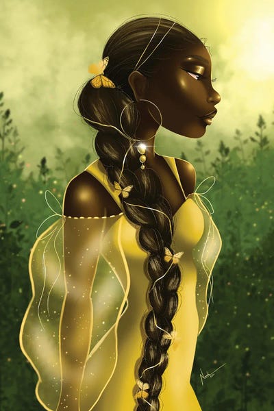 Zaina by Nandi L. Fernandez framed canvas print