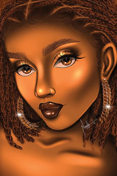 Butterscotch by Nandi L. Fernandez framed canvas print