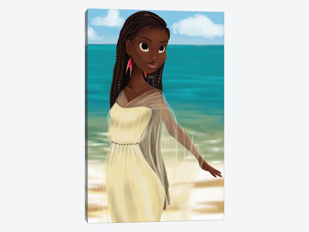 Island Girl by Nandi L. Fernandez 1-piece Canvas Artwork