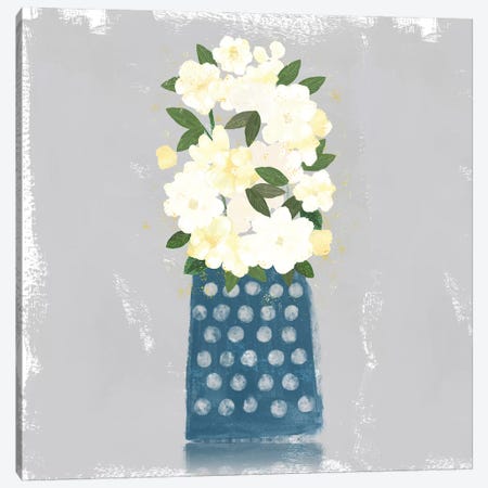 Contemporary Flower Jar I Canvas Print #NLI22} by Northern Lights Art Print