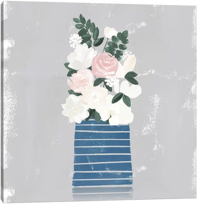 Contemporary Flower Jar II Canvas Art Print