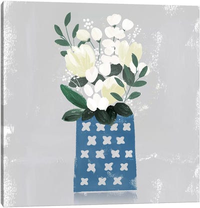 Contemporary Flower Jar III Canvas Art Print - French Country Décor