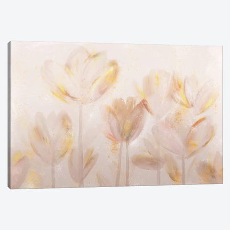Contemporary Poppies Neutral Canvas Print #NLI25} by Northern Lights Canvas Artwork