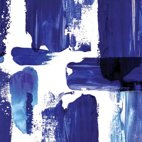Northern Lights: Indigo Abstract III by Northern Lights