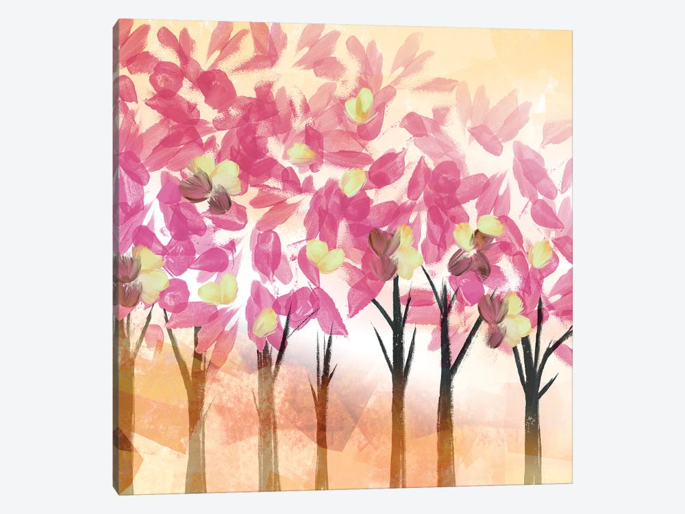 Pink Trees by Northern Lights 1-piece Art Print