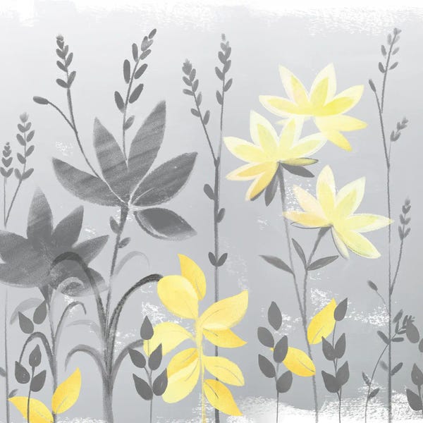 Northern Lights: Soft Nature Yellow & Grey II by Northern Lights