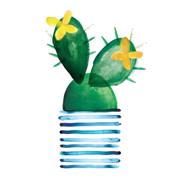 Northern Lights: Colorful Cactus I by Northern Lights