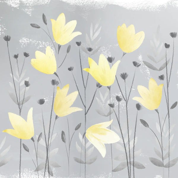 Northern Lights: Soft Nature Yellow & Grey III by Northern Lights