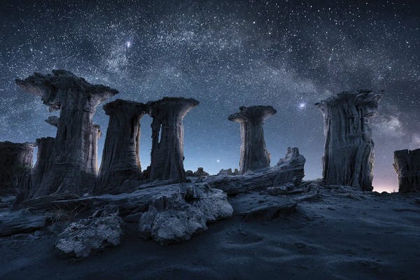 Rocks: Primival Arch And Columns by Simon Xu