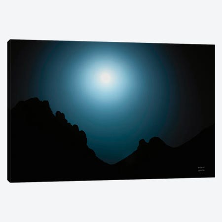 Blue Moon Desert Canvas Print #NLR20} by Nathan Larson Canvas Art