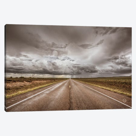 Into The Storm Canvas Print #NLR5} by Nathan Larson Canvas Artwork