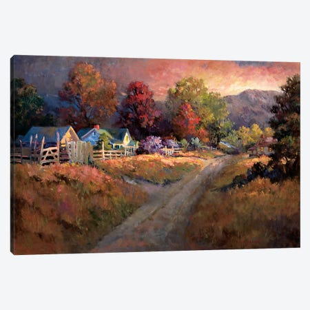 Rural Vista I Canvas Print #NLU1} by Nancy Lund Canvas Artwork