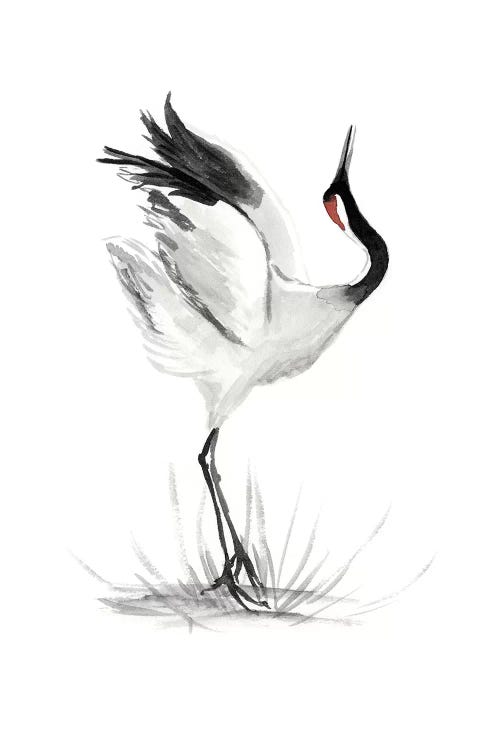 Japanese Cranes I