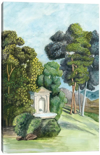 Scenic French Wallpaper I Canvas Art Print