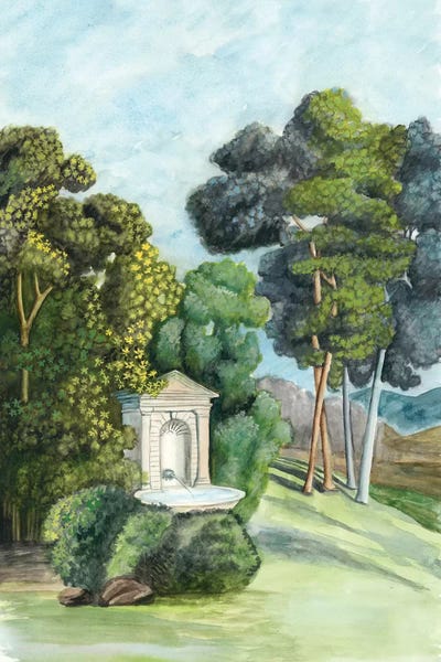 Naomi McCavitt: Scenic French Wallpaper I by Naomi McCavitt