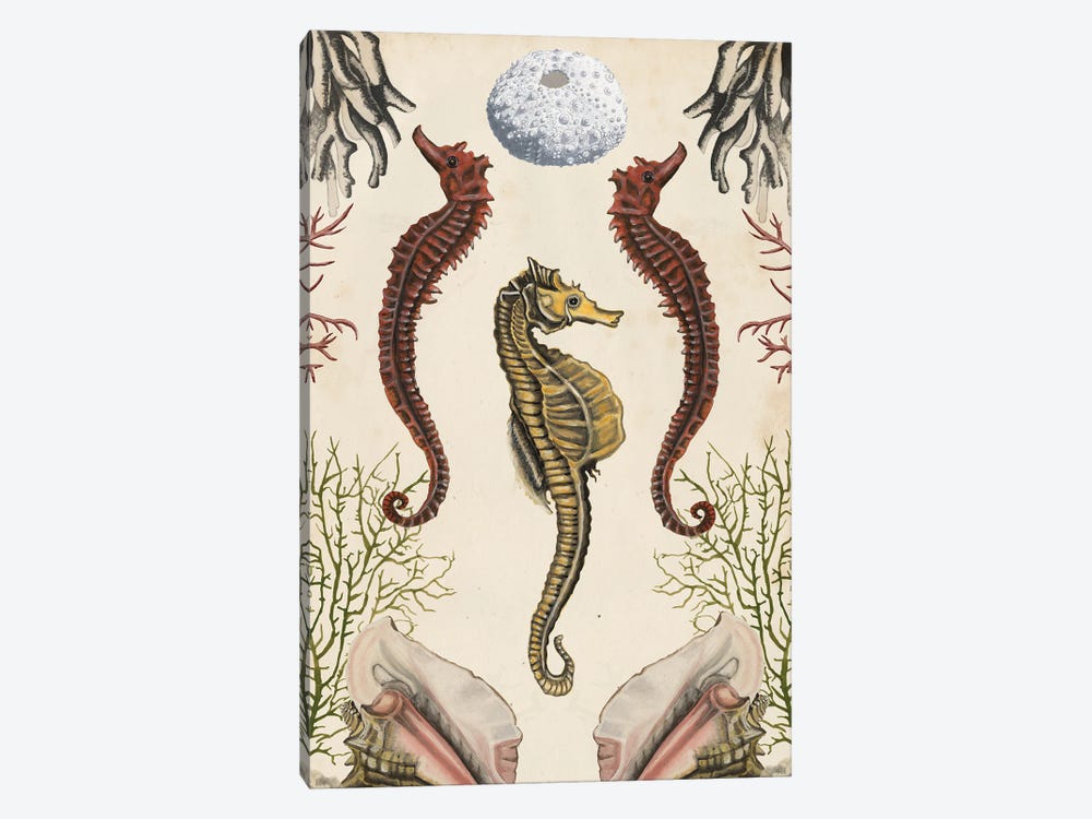 Antiquarian Menagerie: Seahorse 1-piece Art Print