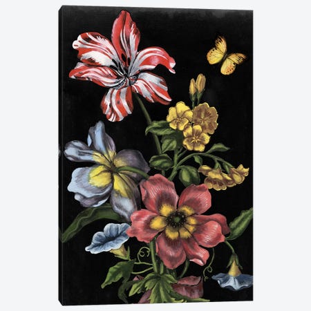Dark Floral I Canvas Print #NMC195} by Naomi McCavitt Art Print