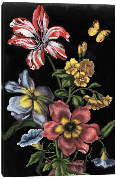 Dark Floral I Canvas Art Print - Naomi McCavitt