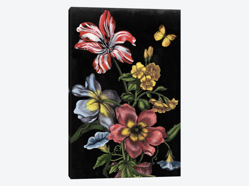 Dark Floral I by Naomi McCavitt 1-piece Canvas Print