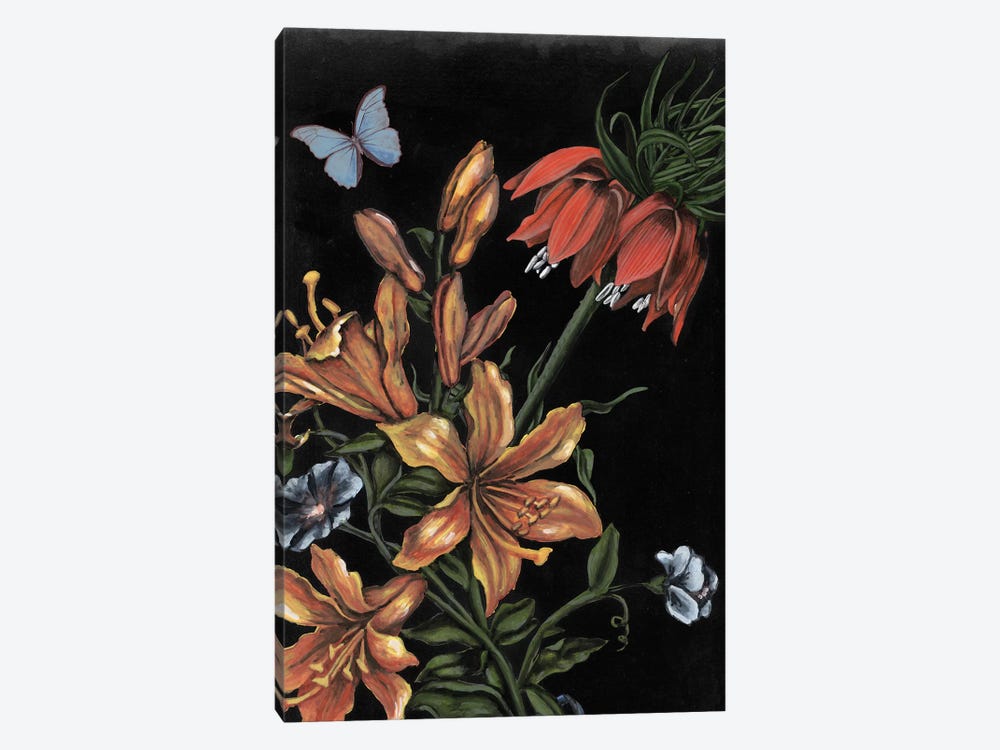 Dark Floral II by Naomi McCavitt 1-piece Canvas Art