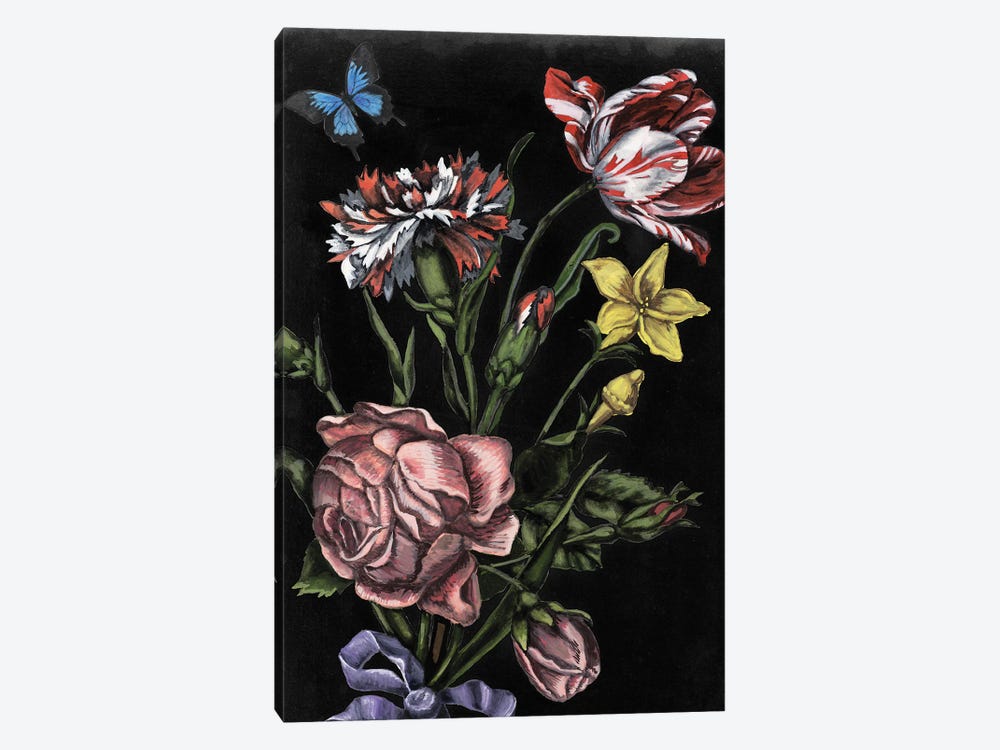 Dark Floral IV by Naomi McCavitt 1-piece Canvas Wall Art