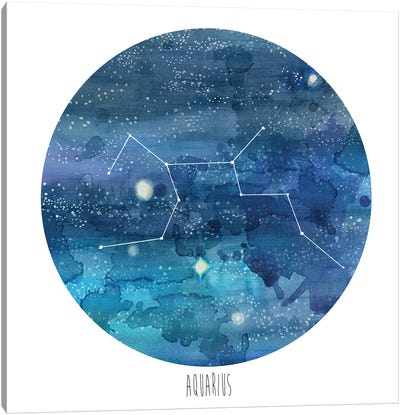 Aquarius Canvas Art Print - Aquarius