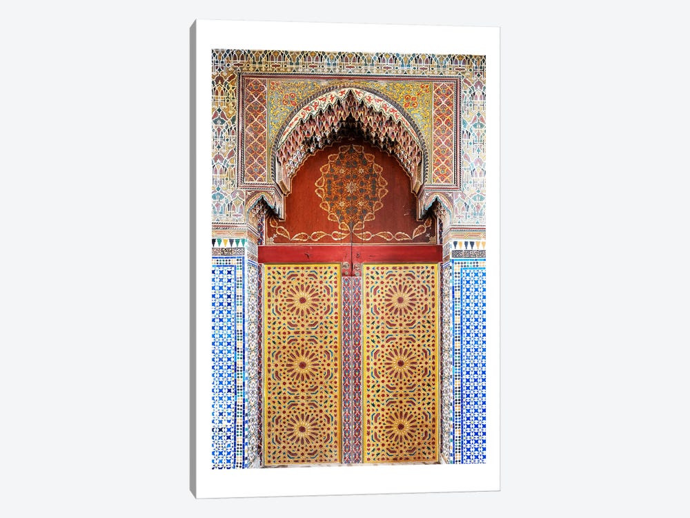 Moroccan Mosaic Door by Naomi Davies 1-piece Canvas Artwork