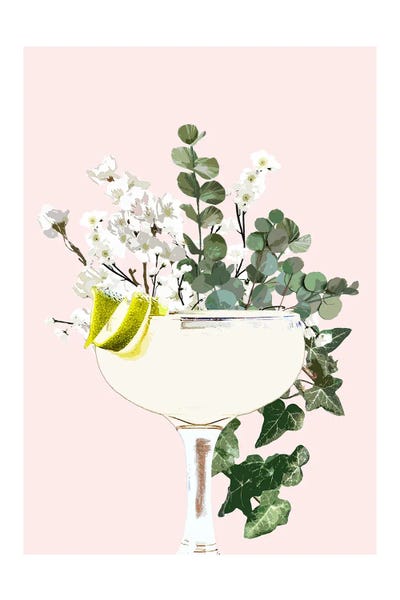 Daiquiri: Daiquiri Pink Cocktail by Naomi Davies