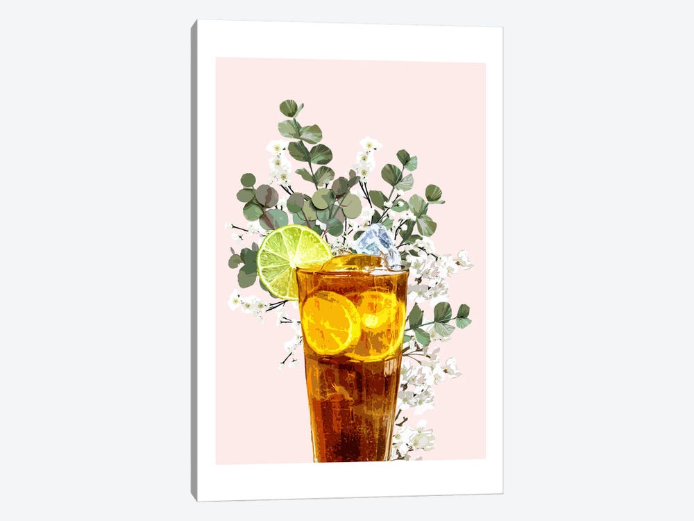 Long Island Ice Tea Cocktail by Naomi Davies 1-piece Art Print