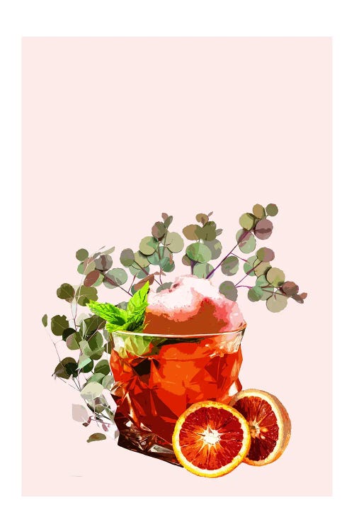 Negroni Pink Cocktail