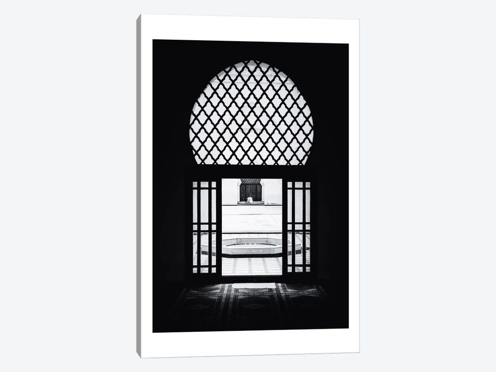 Window In Morocco Black And White by Naomi Davies 1-piece Art Print