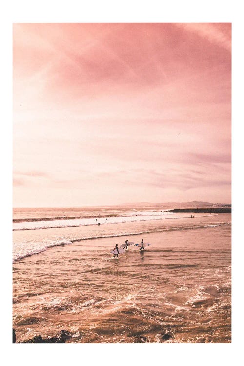 Surfer Sunset Beach by Naomi Davies wall art