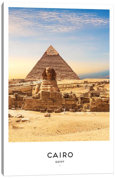 Cairo Egypt Canvas Art Print - Pyramid Art