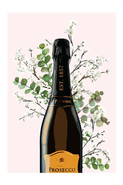Wine: Prosecco Bottle by Naomi Davies
