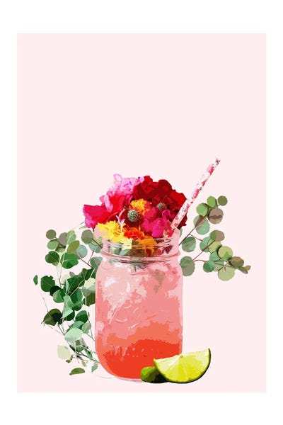 Daiquiri: Strawberry Daiquiri Cocktail by Naomi Davies