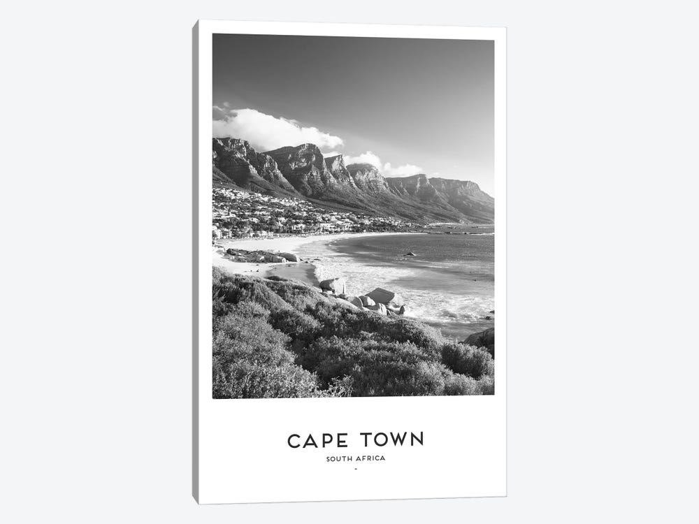 Cape Town South Africa Black And White by Naomi Davies 1-piece Art Print