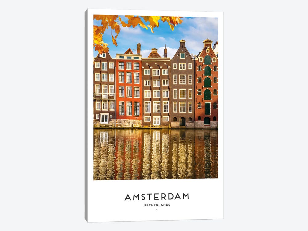 Amsterdam Netherlands by Naomi Davies 1-piece Canvas Artwork