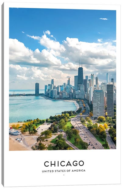 Chicago USA Canvas Art Print - Chicago Posters