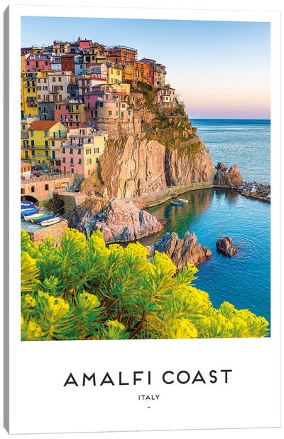 Amalfi Coast Canvas Art Print - La Dolce Vita