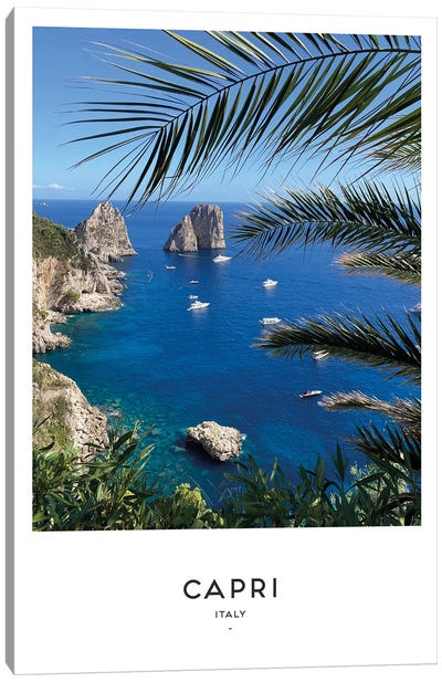Capri Italy Canvas Art Print - Naomi Davies