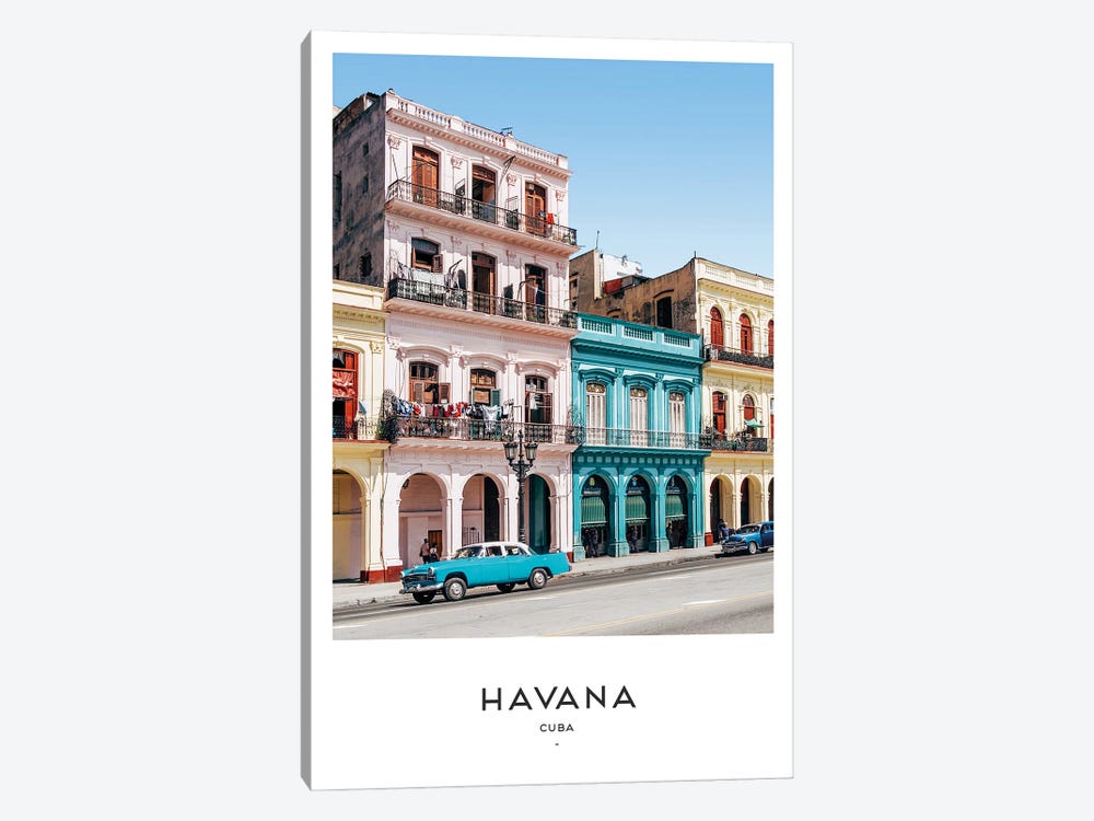 Havana Cuba by Naomi Davies 1-piece Canvas Wall Art