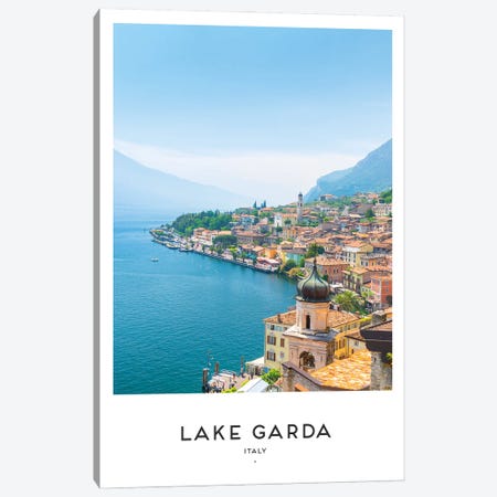 Lake Garda Italy Canvas Print #NMD37} by Naomi Davies Canvas Art Print