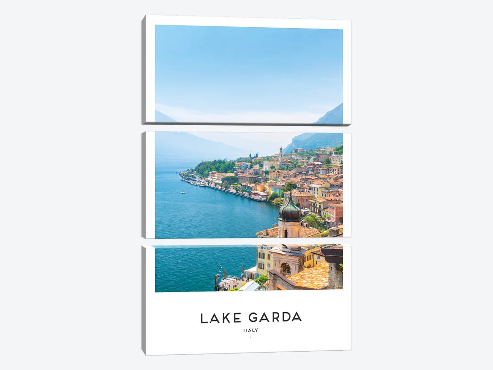 Lake Garda Italy by Naomi Davies 3-piece Art Print